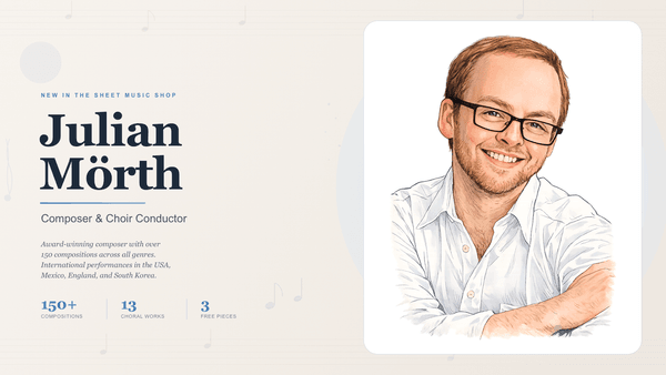 Julian Mörth: Nuovo compositore nel negozio di spartiti Chorilo