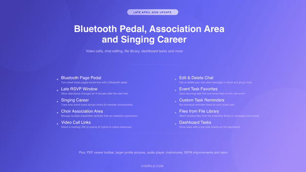 Fine aprile 2026: Pedale Bluetooth, area federazione e carriera di canto