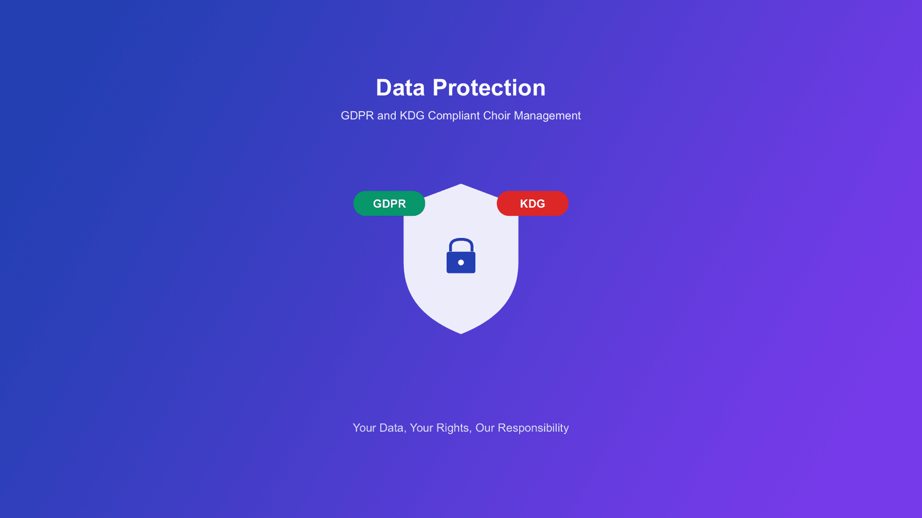 Datenschutz bei Chorilo: DSGVO und KDG Konformität