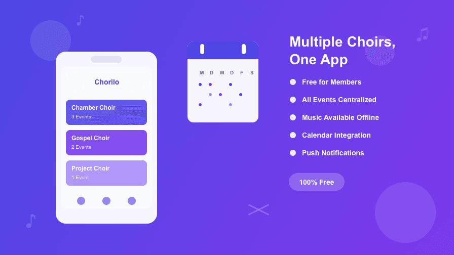 Rester organisé en tant que membre de plusieurs chœurs
